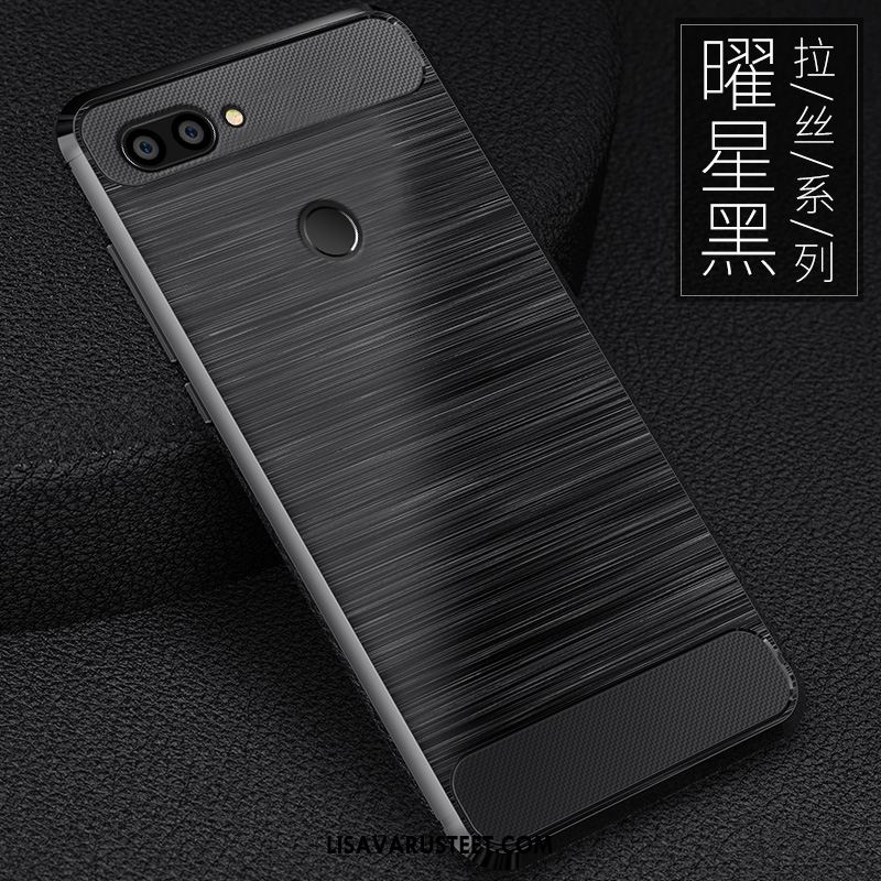 Xiaomi Mi 8 Lite Kuoret Sininen Luova Pieni Pesty Suede Kotelo Myynti