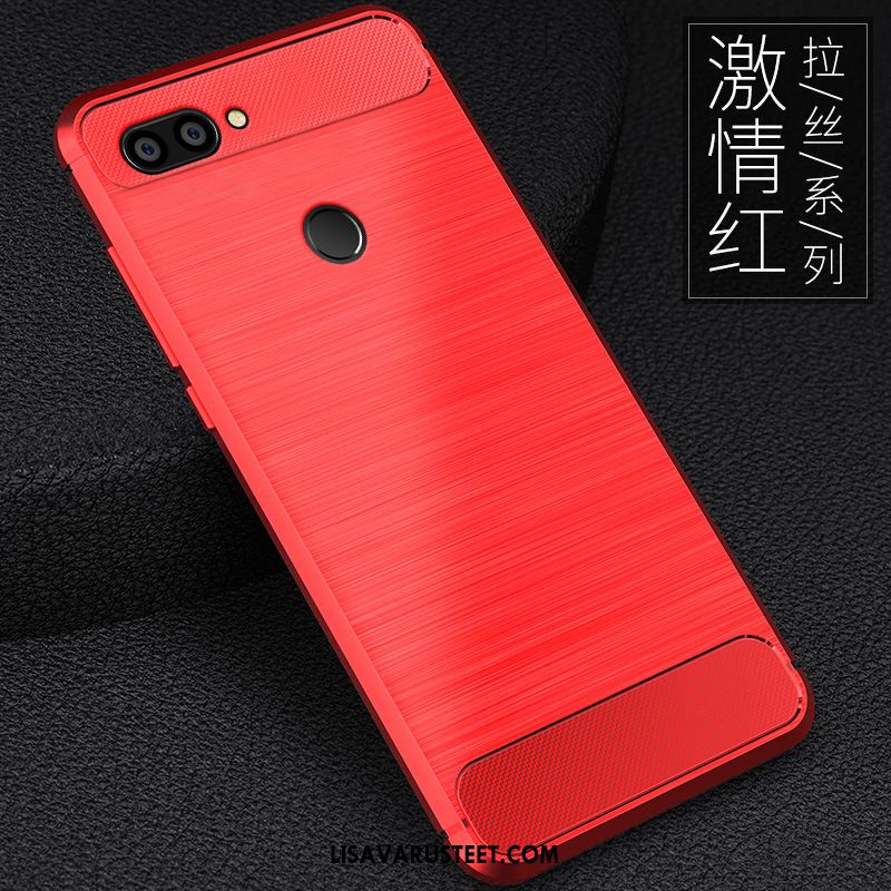 Xiaomi Mi 8 Lite Kuoret Sininen Luova Pieni Pesty Suede Kotelo Myynti