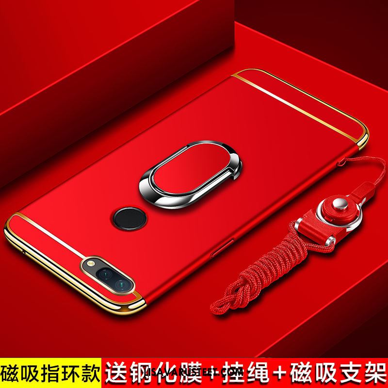Xiaomi Mi 8 Lite Kuoret Sininen Pesty Suede Murtumaton Trendi Kova Osta