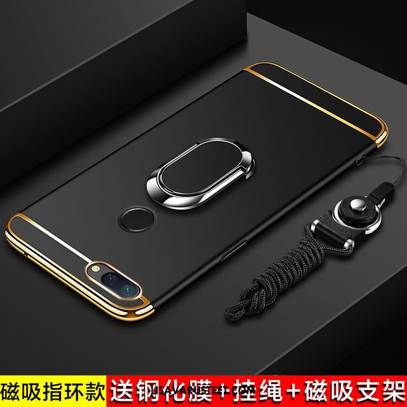 Xiaomi Mi 8 Lite Kuoret Sininen Pesty Suede Murtumaton Trendi Kova Osta
