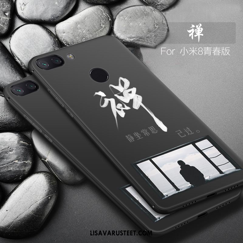 Xiaomi Mi 8 Lite Kuoret Trendi Kotelo Persoonallisuus Musta Nuoret Kuori Osta