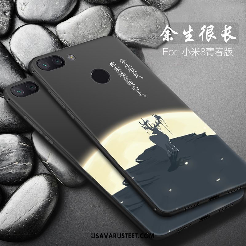 Xiaomi Mi 8 Lite Kuoret Trendi Kotelo Persoonallisuus Musta Nuoret Kuori Osta