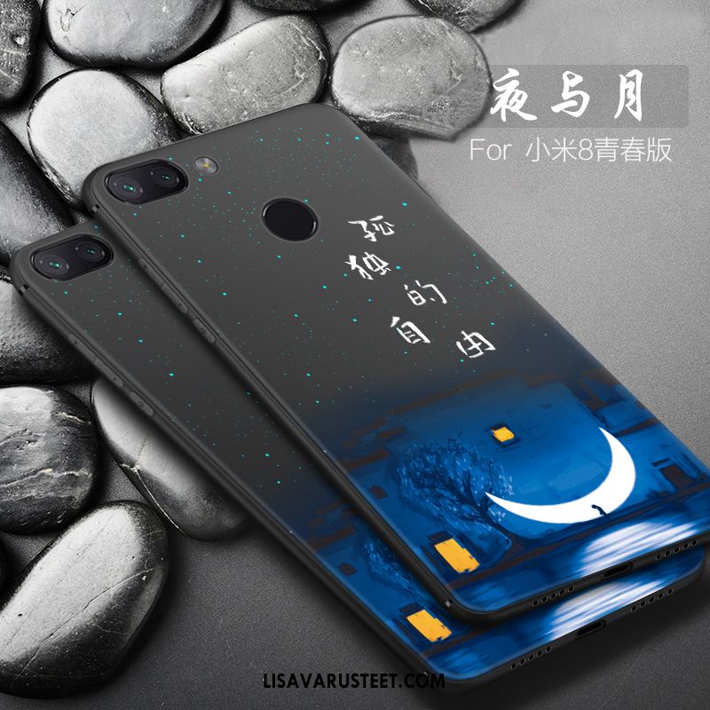 Xiaomi Mi 8 Lite Kuoret Trendi Kotelo Persoonallisuus Musta Nuoret Kuori Osta