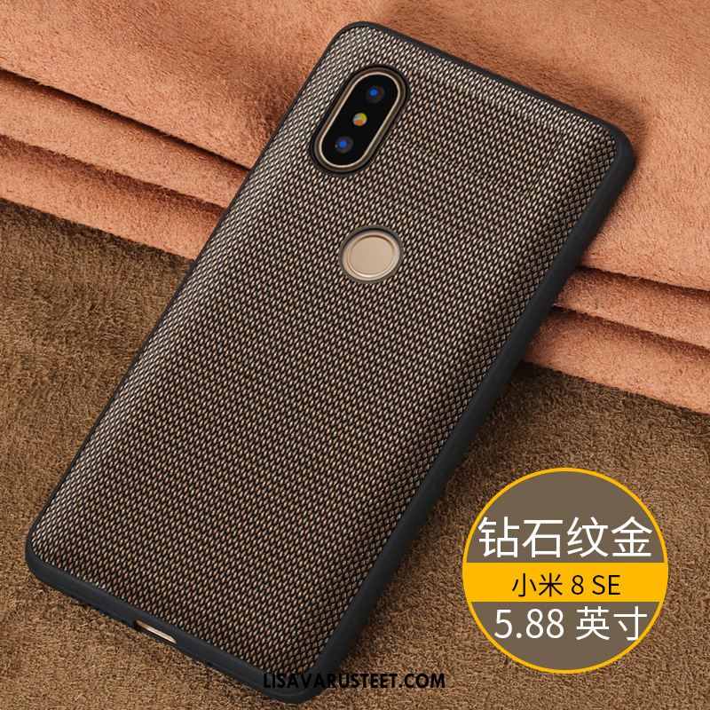 Xiaomi Mi 8 Se Kuoret Nahkakotelo Kuori Aito Nahka Suojaus Sininen Osta