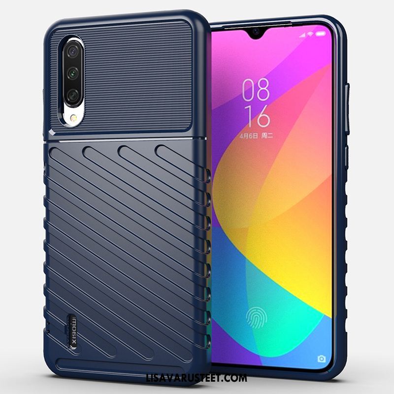 Xiaomi Mi 9 Lite Kuoret Kolme Puolustusta Kuori Silikoni Suojaus Musta Myynti