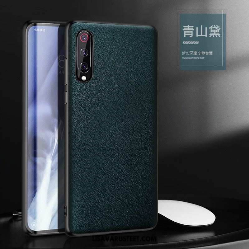 Xiaomi Mi 9 Lite Kuoret Kotelo Liiketoiminta Vihreä Pehmeä Neste Luova Kuori Verkossa