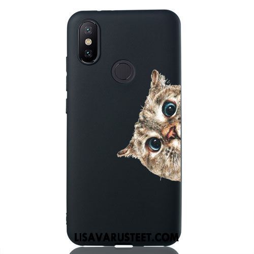 Xiaomi Mi A2 Kuoret Kuori Ripustettavat Koristeet Luova Pesty Suede Musta Myynti