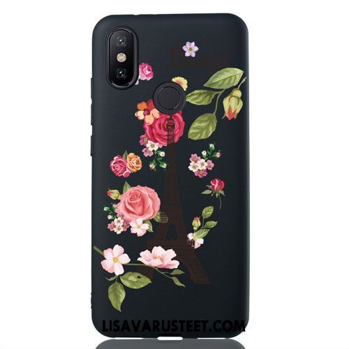 Xiaomi Mi A2 Kuoret Kuori Ripustettavat Koristeet Luova Pesty Suede Musta Myynti