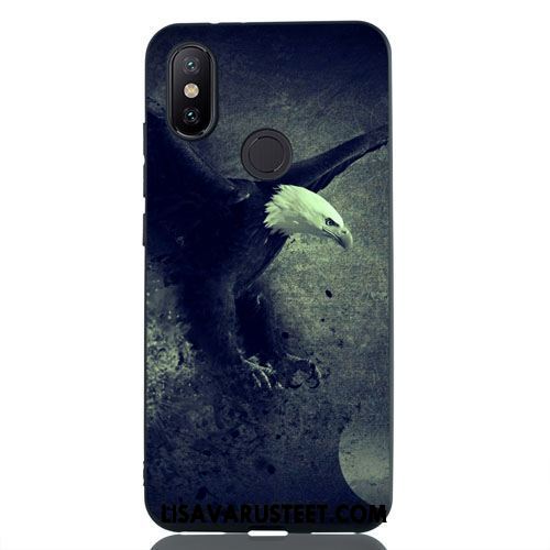 Xiaomi Mi A2 Kuoret Kuori Ripustettavat Koristeet Luova Pesty Suede Musta Myynti