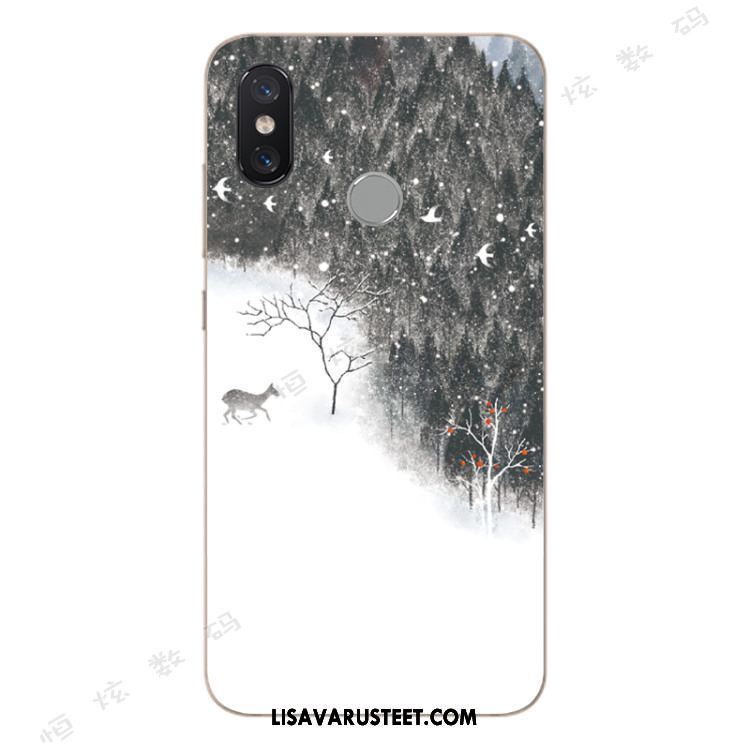 Xiaomi Mi A2 Kuoret Kuori Silikoni Vihreä Puhelimen Peuroja Halpa