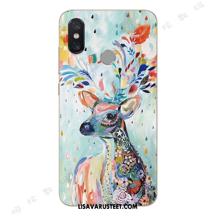 Xiaomi Mi A2 Kuoret Kuori Silikoni Vihreä Puhelimen Peuroja Halpa