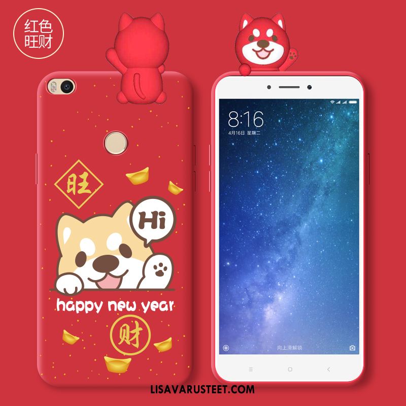 Xiaomi Mi Max 2 Kuoret Ihana Silikoni Punainen Takakansi Persoonallisuus Verkossa