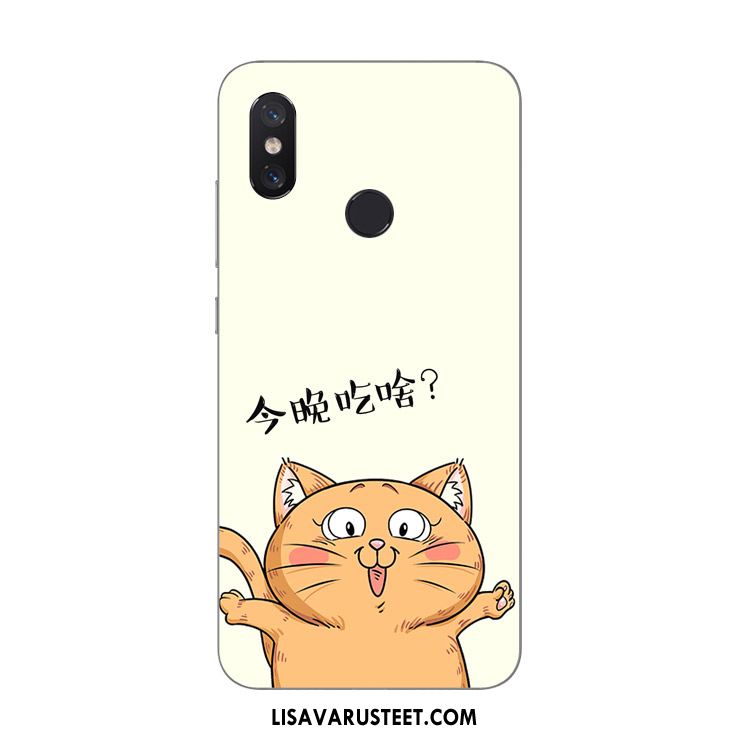 Xiaomi Mi Mix 2s Kuoret Kissa Keltainen Pehmeä Neste Rakastunut Puhelimen Myynti