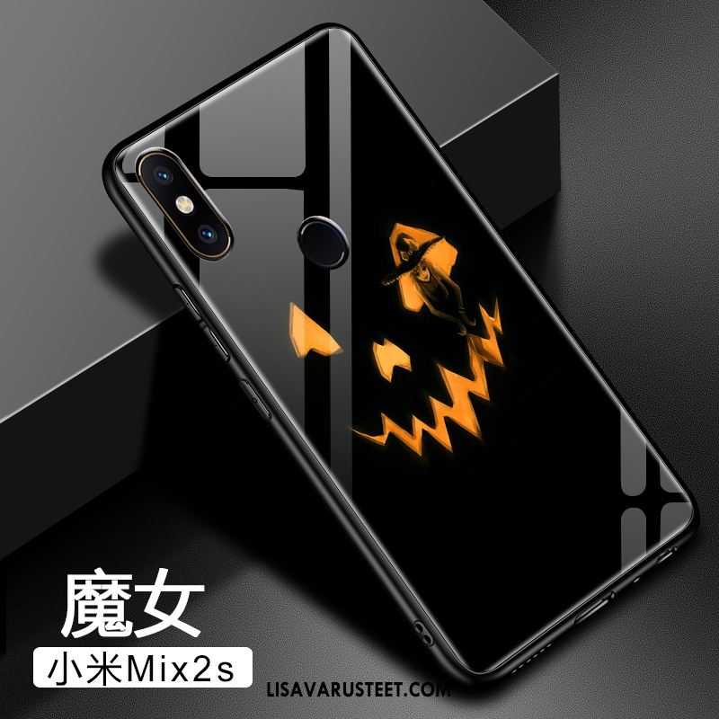 Xiaomi Mi Mix 2s Kuoret Musta Net Red Trendi Karkaisu Kova Kuori Halpa