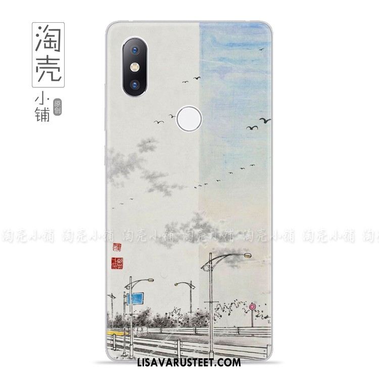 Xiaomi Mi Mix 2s Kuoret Taide Pieni Kotelo Ink Maalaus Yksinkertainen Kuori Halvat