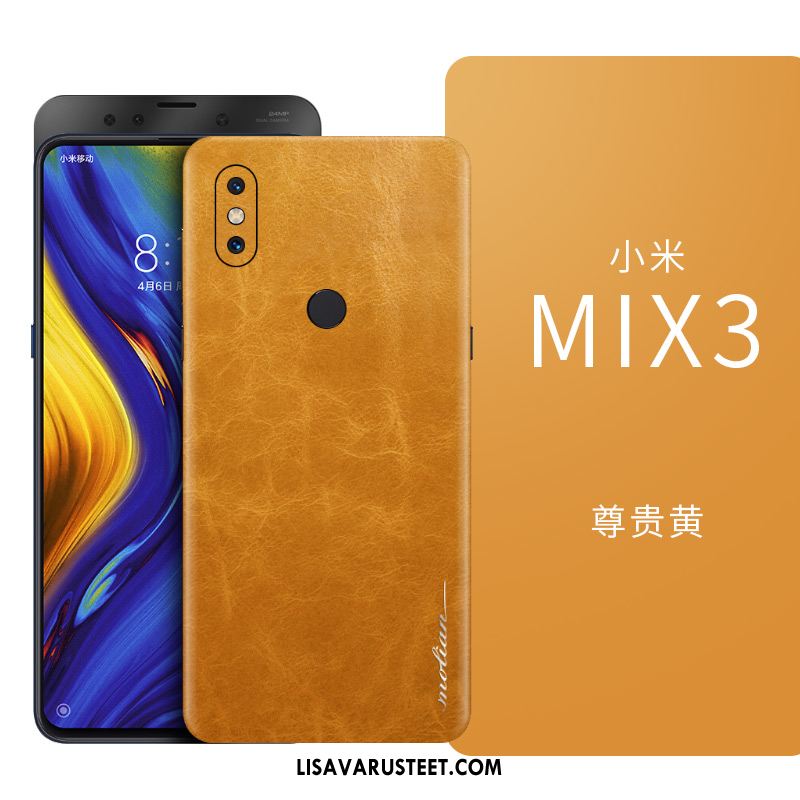 Xiaomi Mi Mix 3 Kuoret Nahkakotelo Ultra Luova Suojaus Kuori Halpa