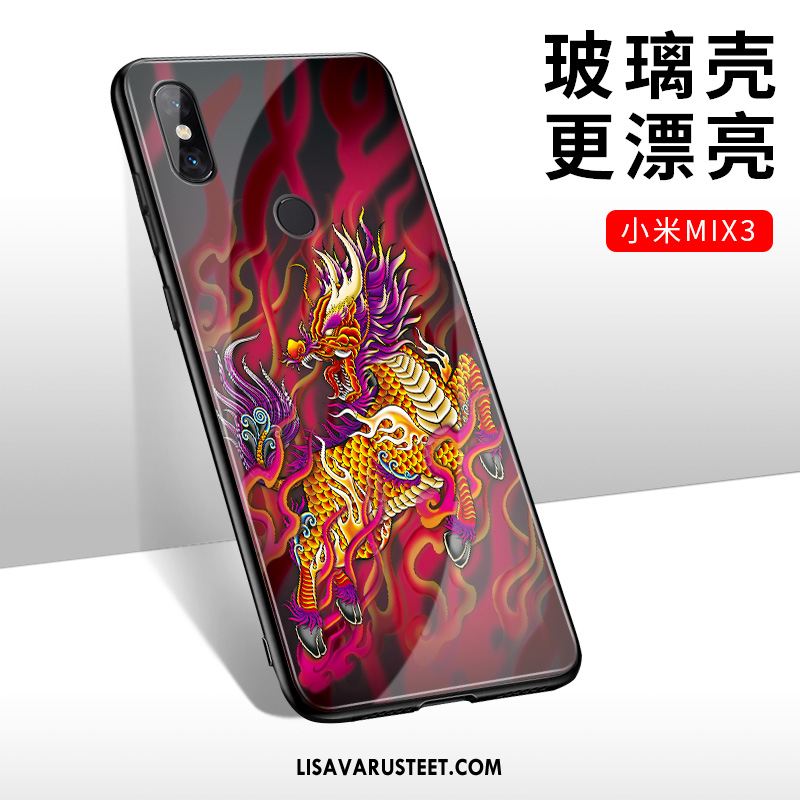 Xiaomi Mi Mix 3 Kuoret Pehmeä Neste Suojaus Kiinalainen Tyyli Lasi Murtumaton Myynti