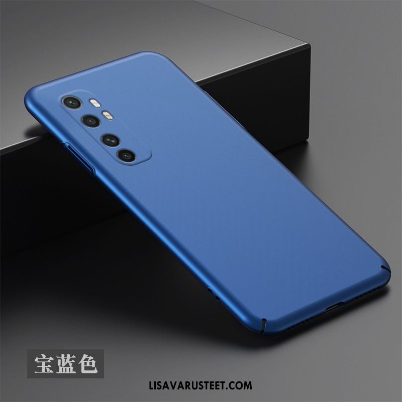 Xiaomi Mi Note 10 Lite Kuoret All Inclusive Pieni Kulta Pesty Suede Musta Halpa