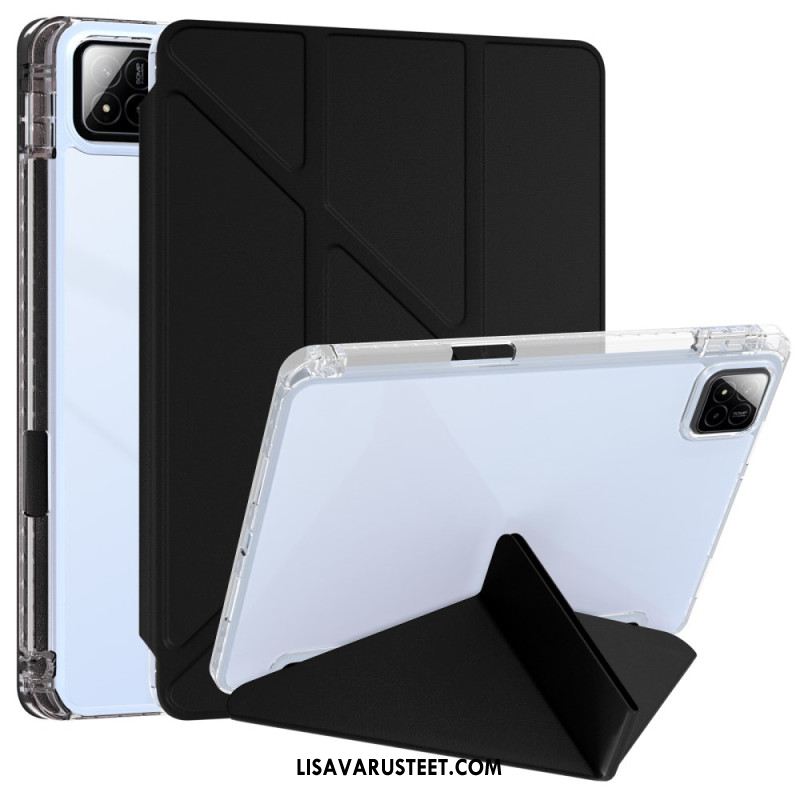 Xiaomi Pad 7 / 7 Pro Keinonahkaa Origami-suojalla