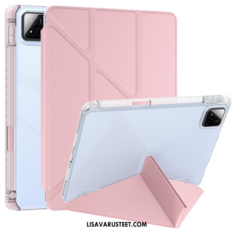 Xiaomi Pad 7 / 7 Pro Keinonahkaa Origami-suojalla
