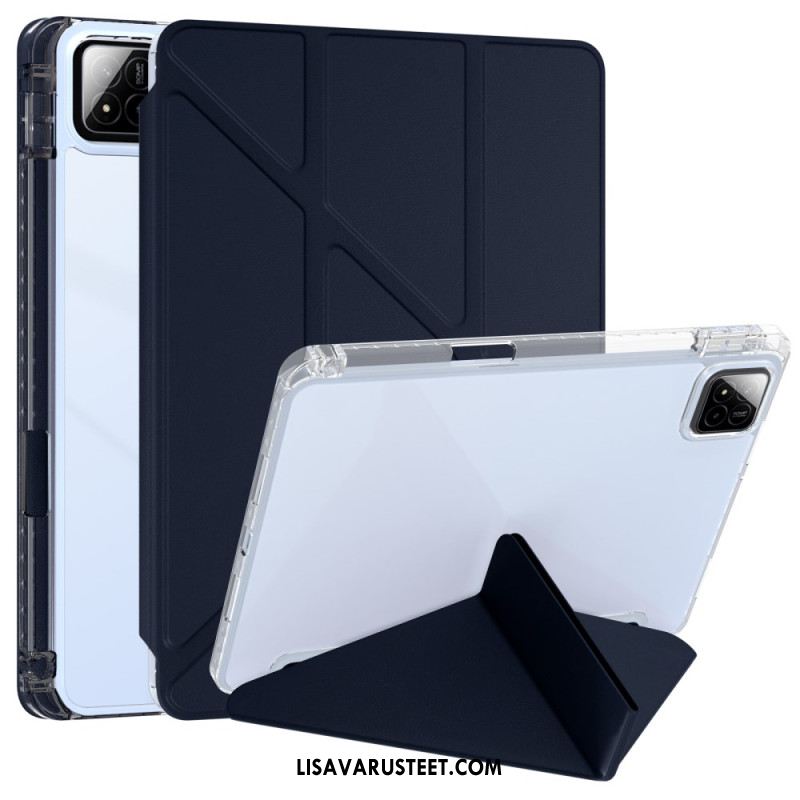 Xiaomi Pad 7 / 7 Pro Keinonahkaa Origami-suojalla