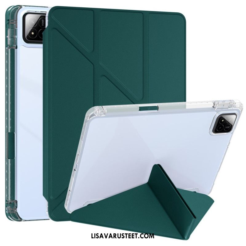 Xiaomi Pad 7 / 7 Pro Keinonahkaa Origami-suojalla