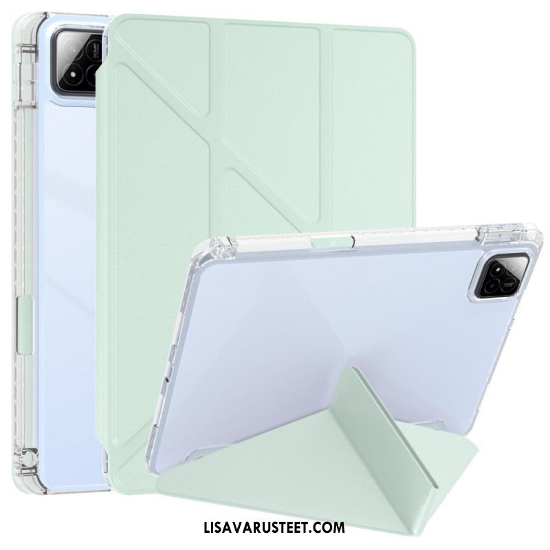 Xiaomi Pad 7 / 7 Pro Keinonahkaa Origami-suojalla