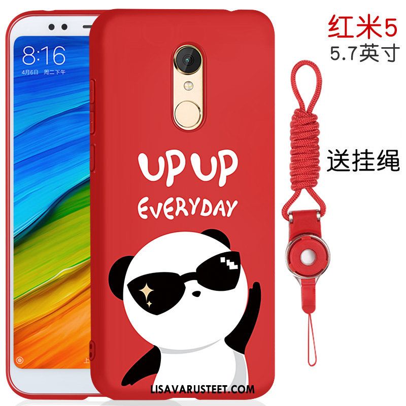 Xiaomi Redmi 5 Kuoret Takakansi Trendi Murtumaton Uusi Punainen Myynti