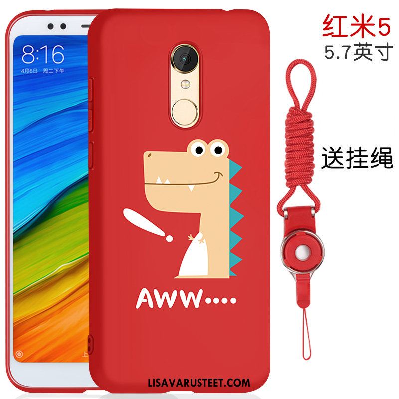 Xiaomi Redmi 5 Kuoret Takakansi Trendi Murtumaton Uusi Punainen Myynti