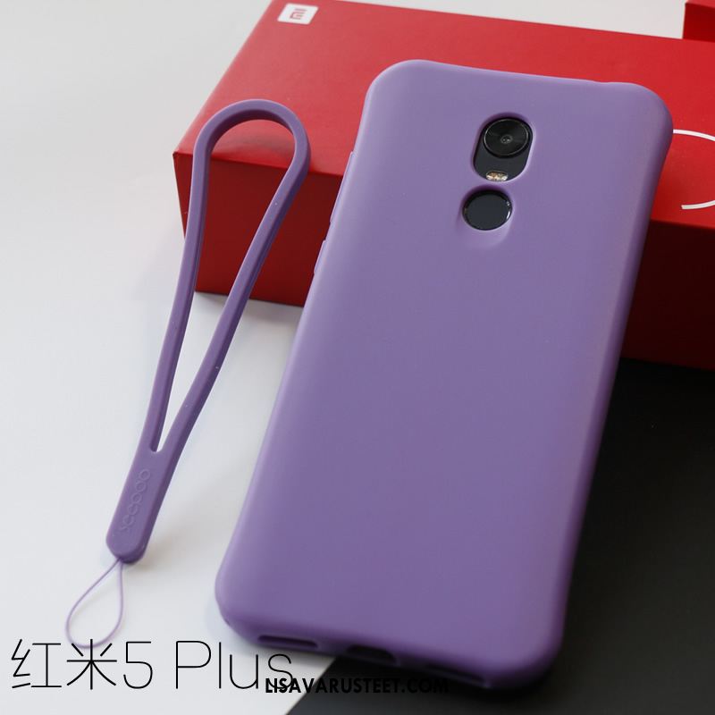 Xiaomi Redmi 5 Plus Kuoret All Inclusive Pehmeä Neste Puhelimen Punainen Kuori Osta