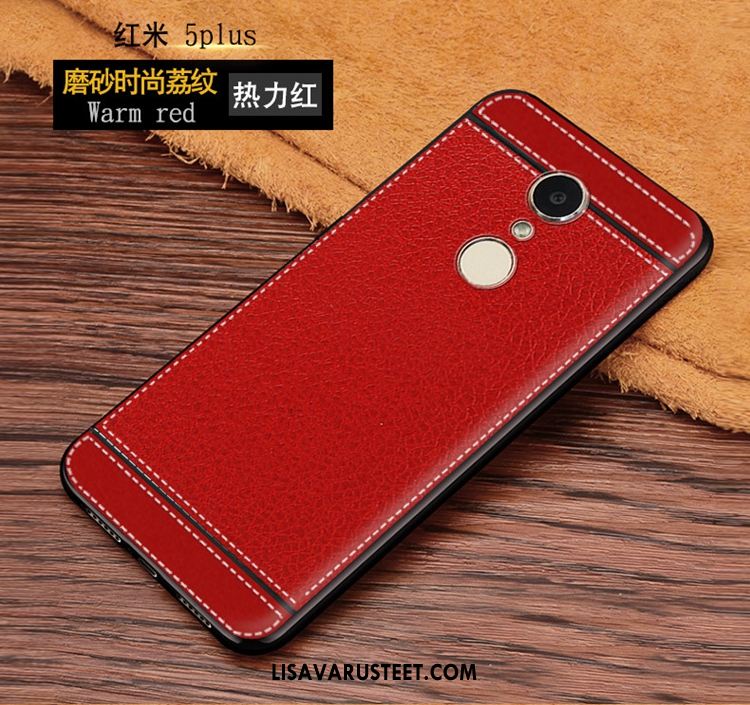Xiaomi Redmi 5 Plus Kuoret Sininen Nahka Murtumaton All Inclusive Kotelo Halpa