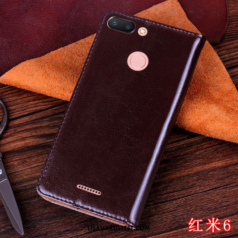 Xiaomi Redmi 6 Kuoret Nahka Tila Suojaus Kuori Persoonallisuus Myynti