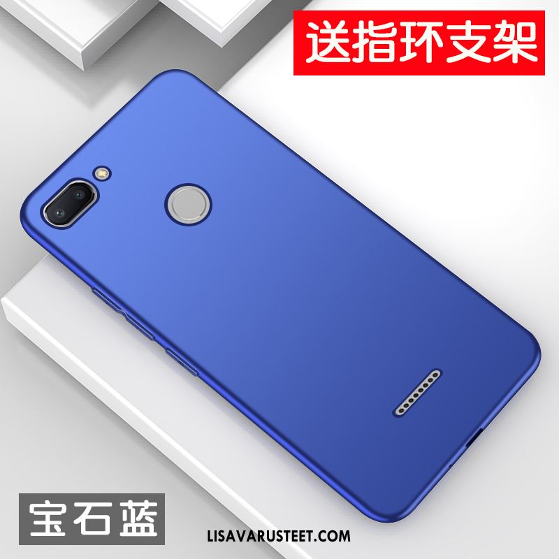 Xiaomi Redmi 6 Kuoret Pehmeä Neste Musta Punainen Pieni Luova Halvat