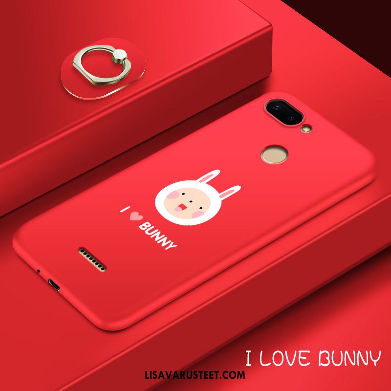 Xiaomi Redmi 6 Kuoret Puhelimen Punainen Jauhe Suojaus Murtumaton Halpa