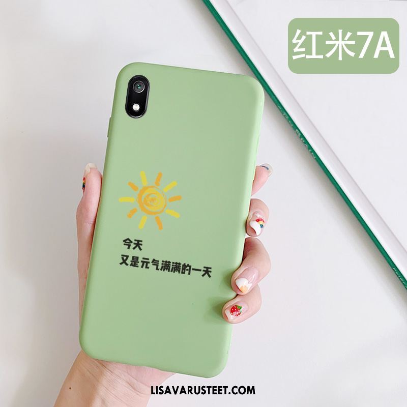 Xiaomi Redmi 7a Kuoret Kotelo Punainen Kuori Puhelimen Yksinkertainen Halpa