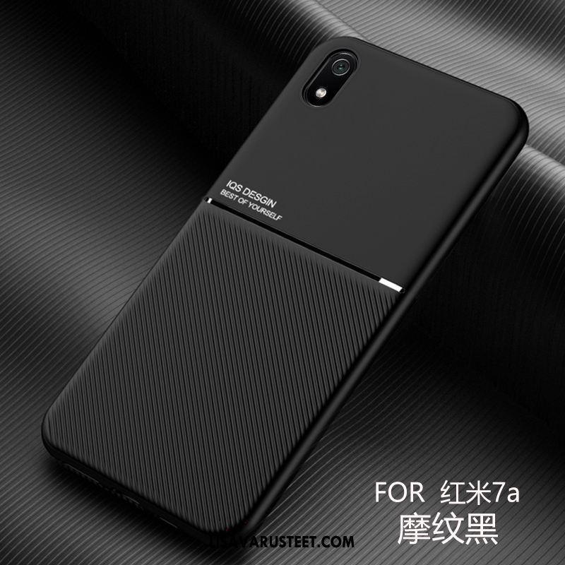 Xiaomi Redmi 7a Kuoret Murtumaton Kukkakuvio Punainen Pesty Suede Pehmeä Neste Verkossa