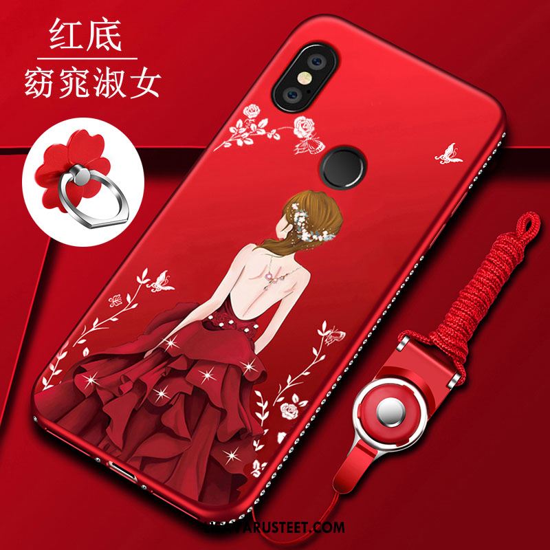 Xiaomi Redmi Note 5 Kuoret Kotelo Pehmeä Neste Kuori Silikoni Punainen Kauppa