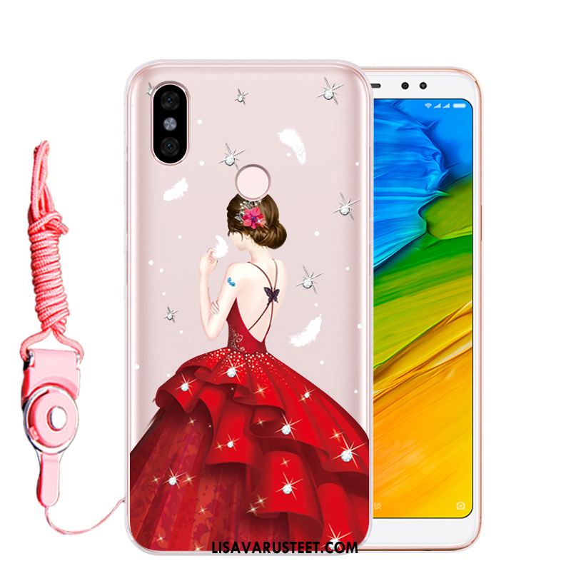 Xiaomi Redmi Note 5 Kuoret Silikoni Punainen All Inclusive Kuori Murtumaton Myynti