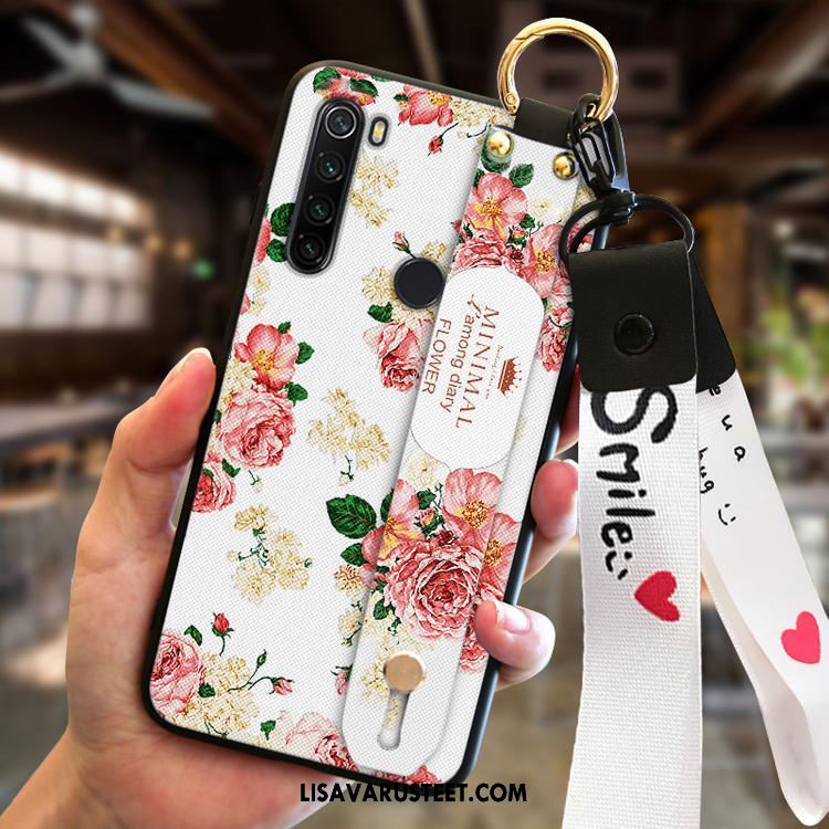 Xiaomi Redmi Note 8t Kuoret Kuori Punainen Persikankukka Murtumaton Valkoinen Halvat