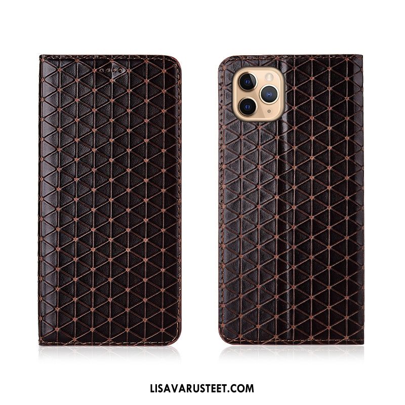 iPhone 11 Pro Kuoret Nahkakotelo Aito Nahka Pleedi Kuori Suojaus Netistä