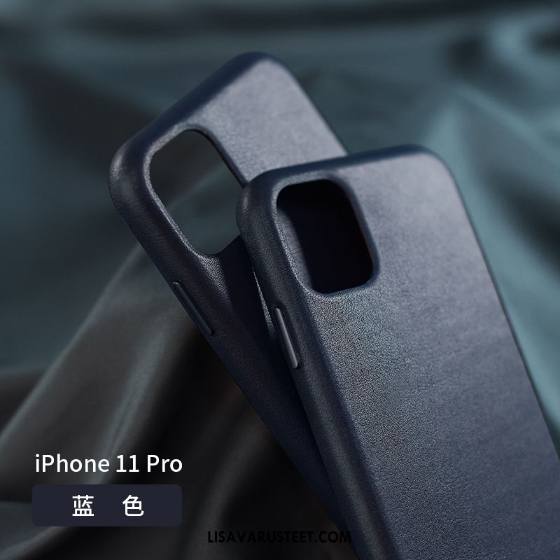 iPhone 11 Pro Kuoret Nahkakotelo All Inclusive Murtumaton Aito Nahka Tide-brändi Myynti