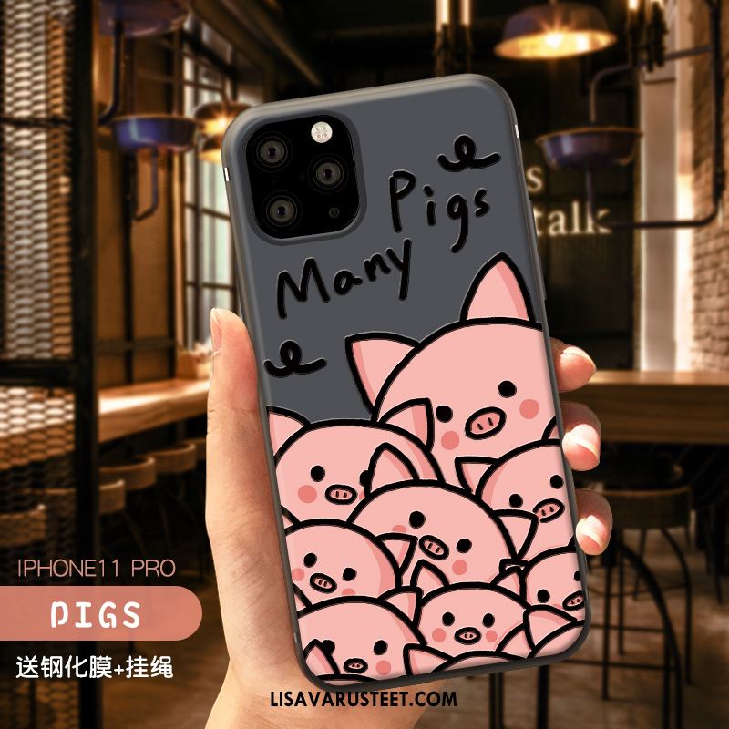 iPhone 11 Pro Kuoret Puhelimen Eläin Punainen Murtumaton Persoonallisuus Osta