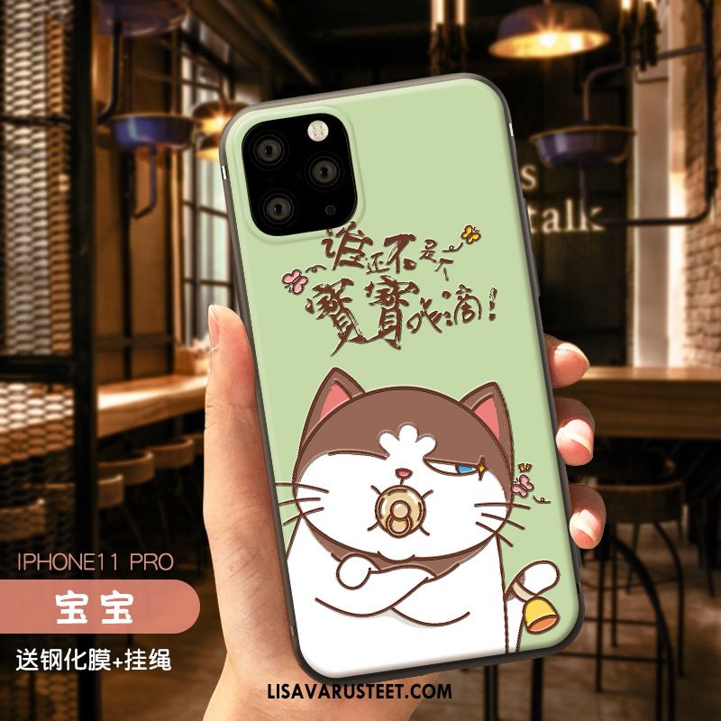 iPhone 11 Pro Kuoret Puhelimen Eläin Punainen Murtumaton Persoonallisuus Osta