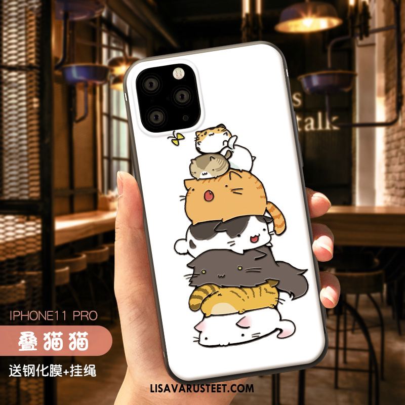 iPhone 11 Pro Kuoret Puhelimen Eläin Punainen Murtumaton Persoonallisuus Osta
