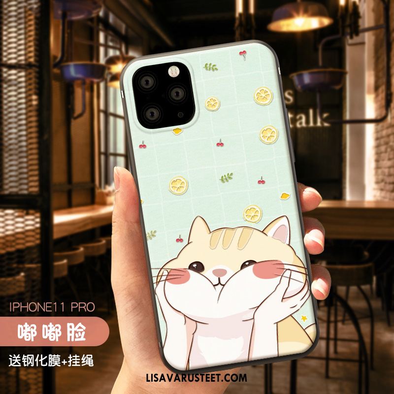 iPhone 11 Pro Kuoret Puhelimen Eläin Punainen Murtumaton Persoonallisuus Osta