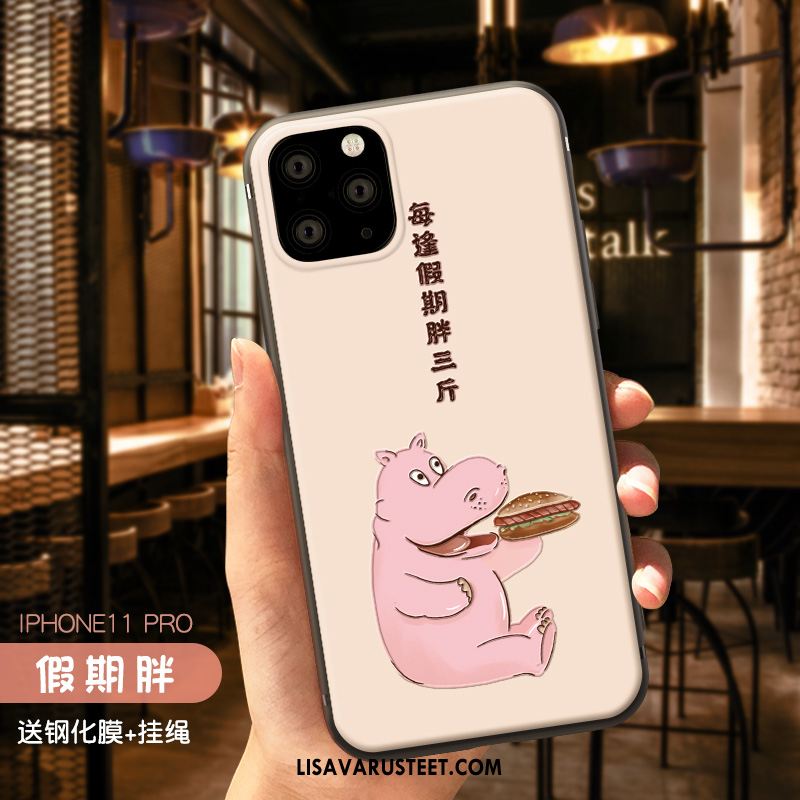 iPhone 11 Pro Kuoret Puhelimen Eläin Punainen Murtumaton Persoonallisuus Osta