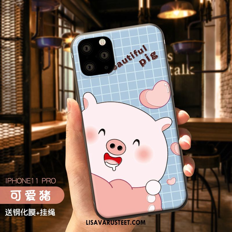 iPhone 11 Pro Kuoret Puhelimen Eläin Punainen Murtumaton Persoonallisuus Osta