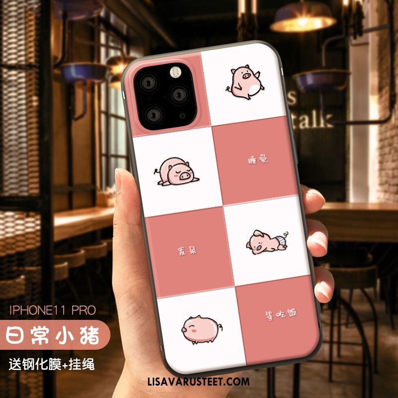 iPhone 11 Pro Kuoret Puhelimen Eläin Punainen Murtumaton Persoonallisuus Osta