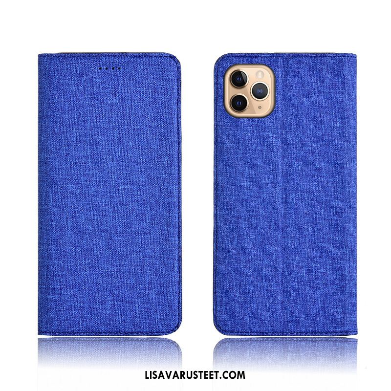 iPhone 11 Pro Max Kuoret Kotelo Murtumaton Suojaus Pellava Harmaa Kuori Halvat