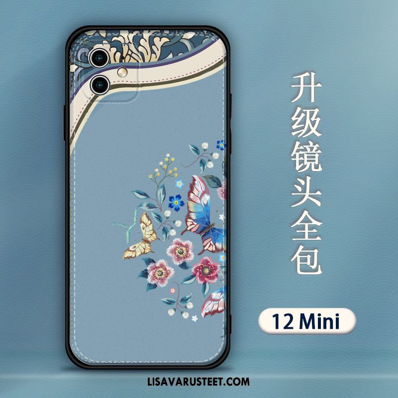 iPhone 12 Mini Kuoret Suojaus Pesty Suede All Inclusive Puhelimen Kiinalainen Tyyli Kuori Halpa